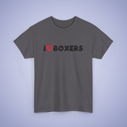 I Heart Boxers Unisex T Shirt