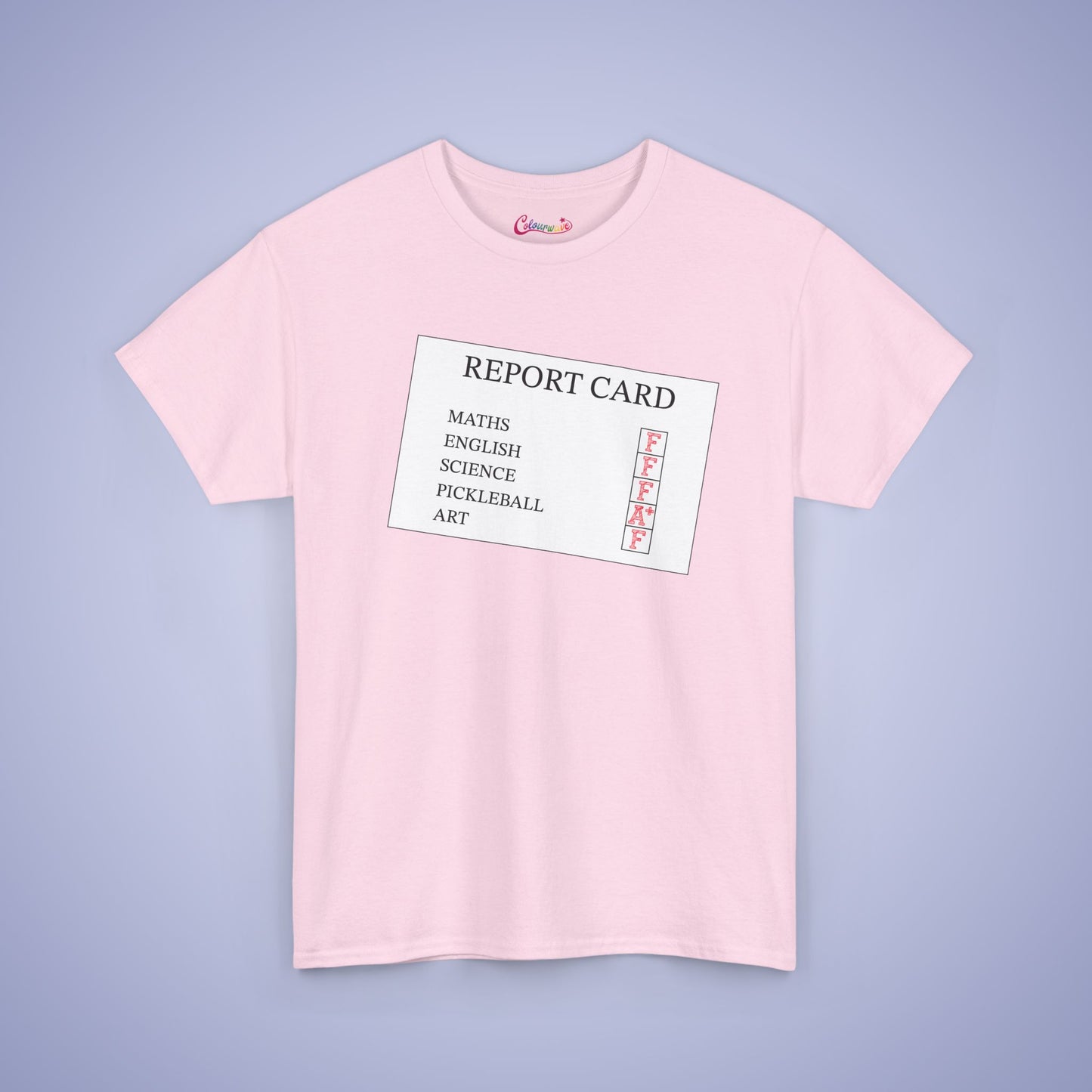 Report Card Funny Teacher Student Pickleball Lover Gift Tee Graphic Design T Shirt