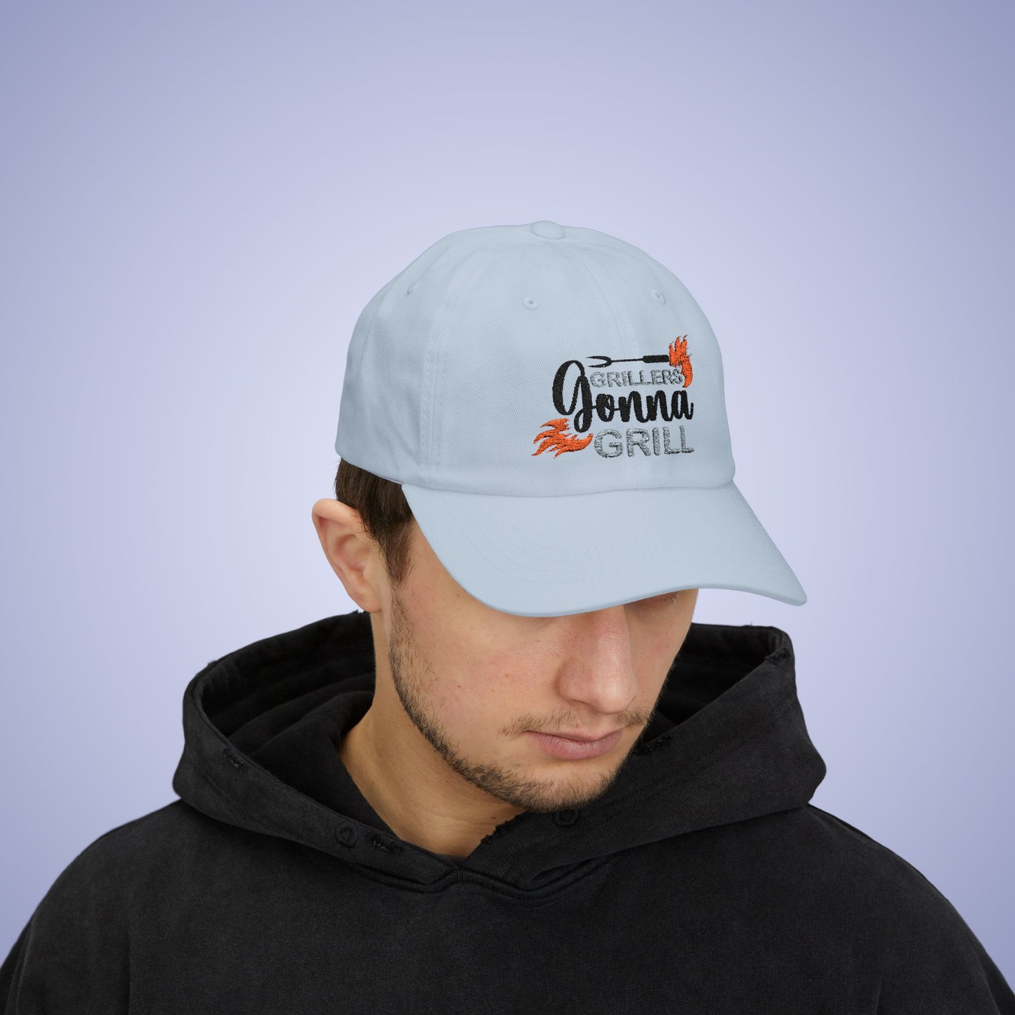 Grillers Gonna Grill Boss Embroidered Classic Dad Cap Unisex Black Embroidery Gift