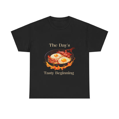 The Days Tasty Beginning Bacon and Eggs T-shirt