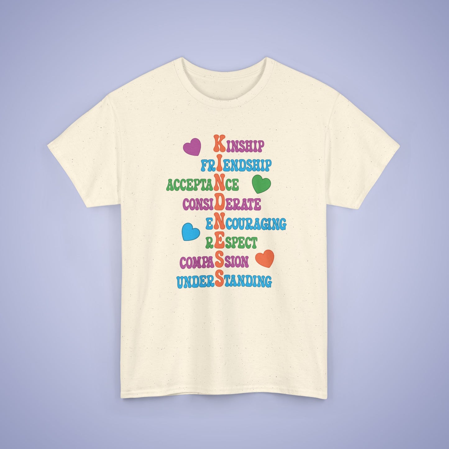 Kindness Wordgram Unity Day Teachers T Shirt Unisex
