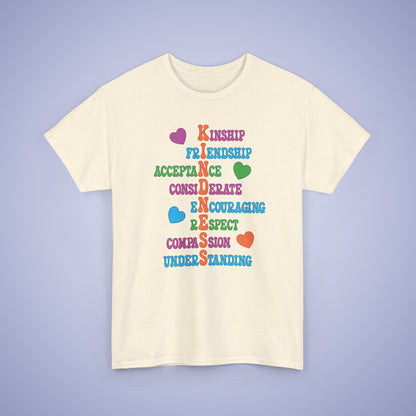 Kindness Wordgram Unity Day Teachers T Shirt Unisex