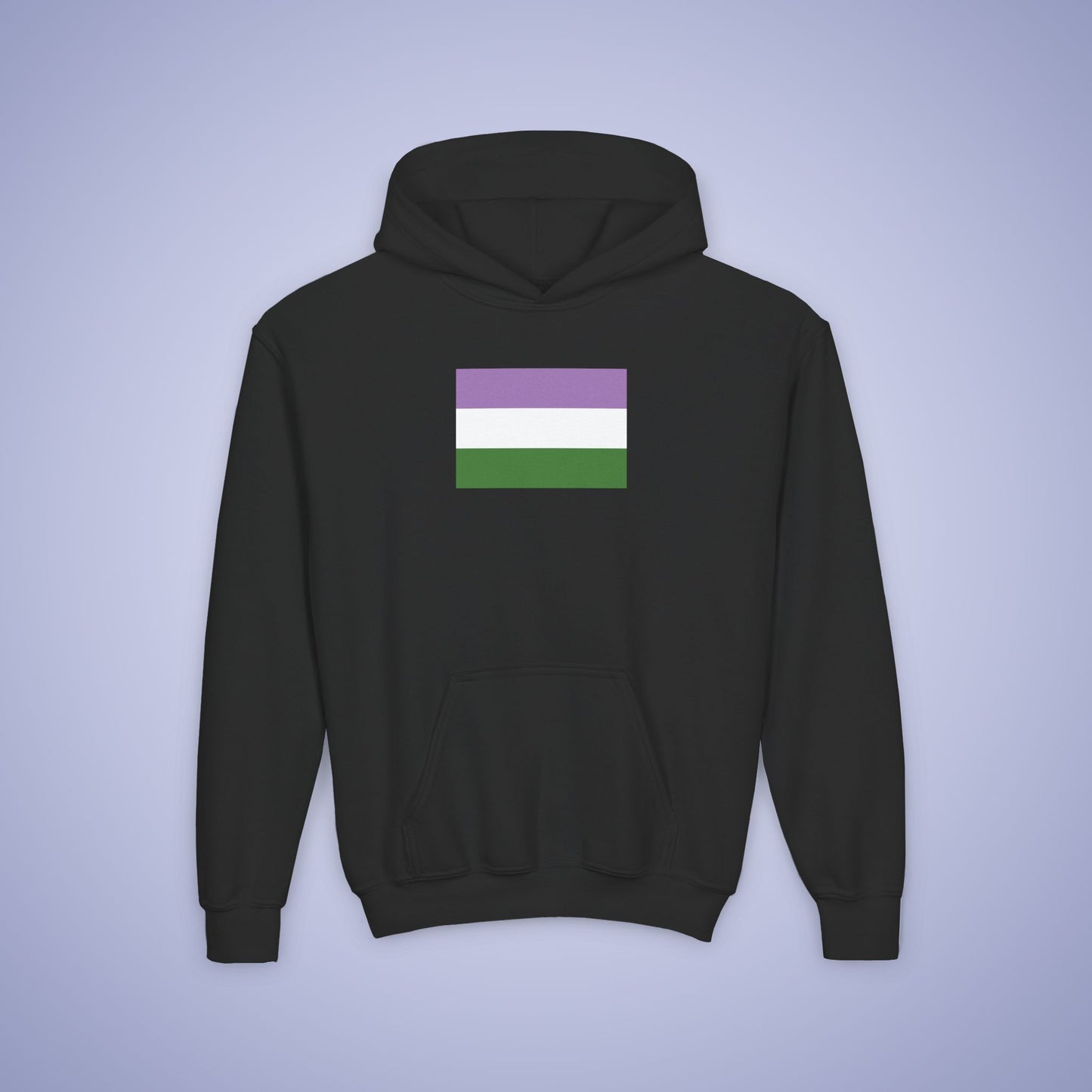 Gender Queer Flag Pride Kids Cotton Hoodie LGBTQ Pride Month