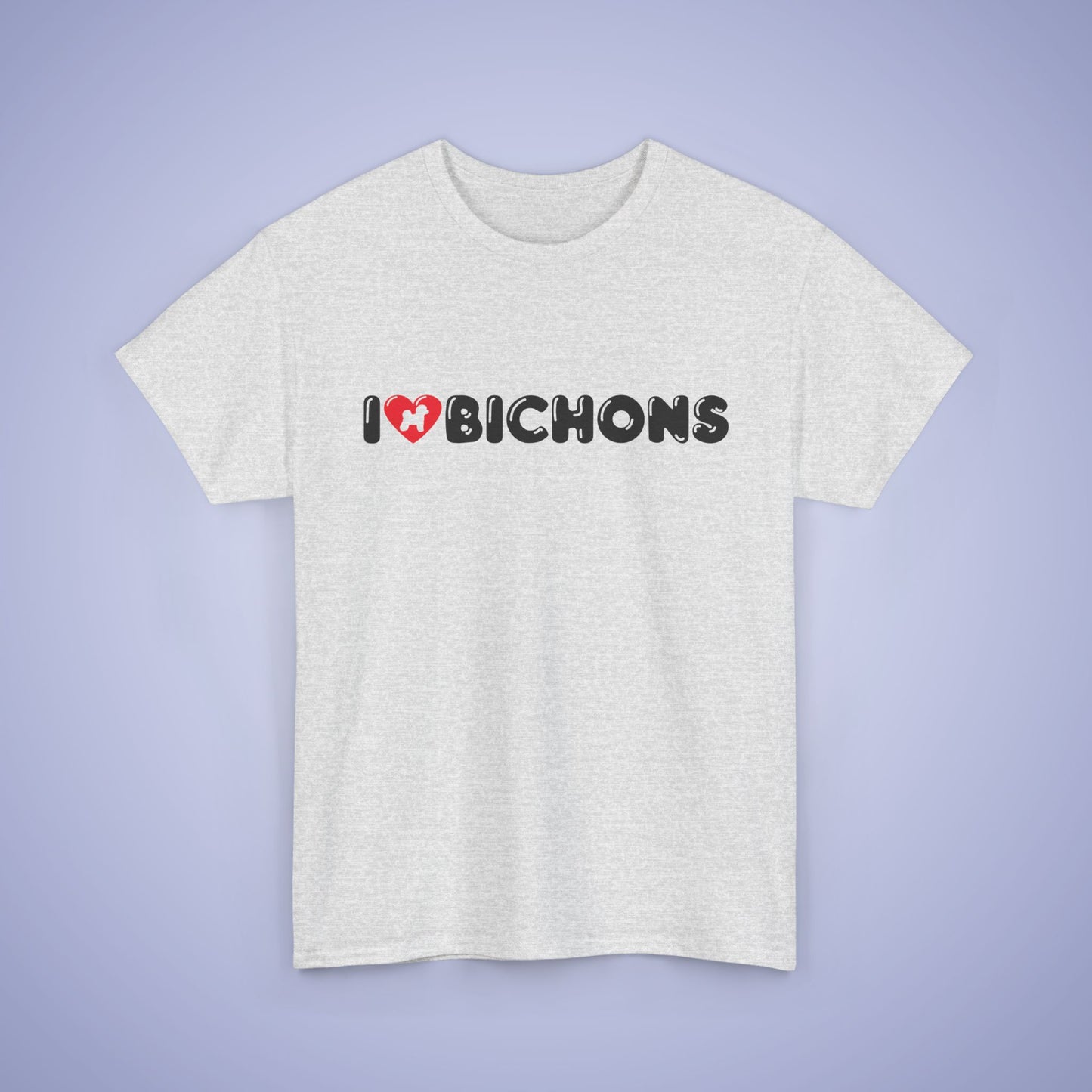 I Heart Bichons Unisex T Shirt