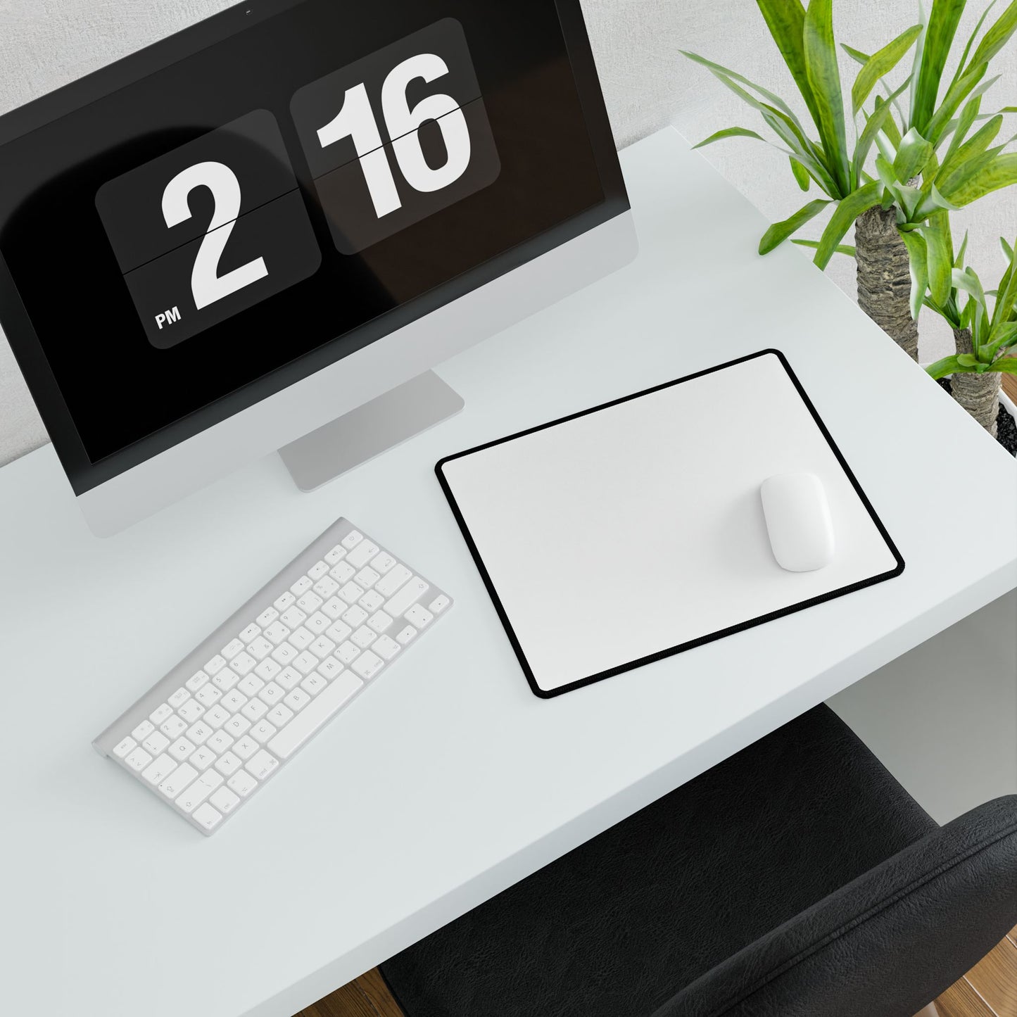 White XXXXL Mouse Pad