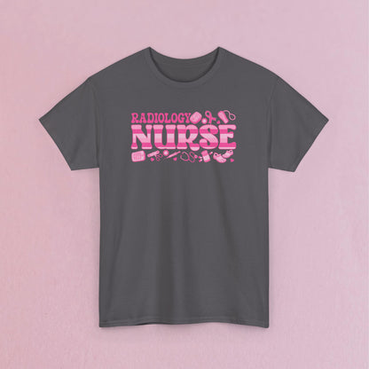 Radiology Nurse Doodle Art Breast Cancer Support Doctor Nurse Unisex T Shirt