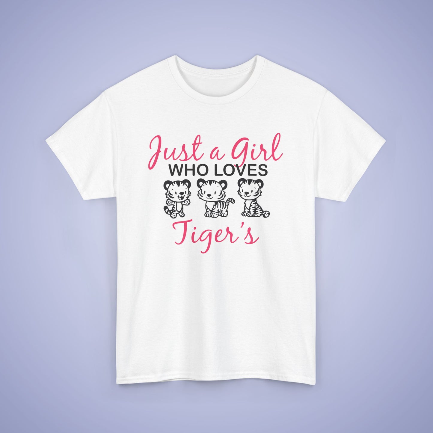 Just a Girl who Loves Tigers Unisex T-Shirt