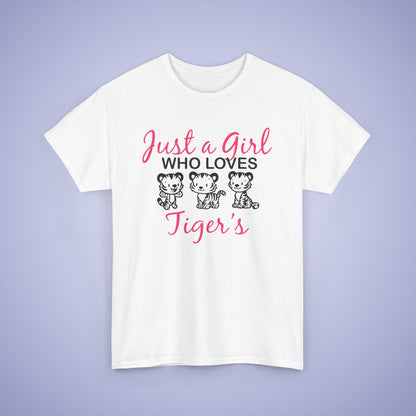 Just a Girl who Loves Tigers Unisex T-Shirt