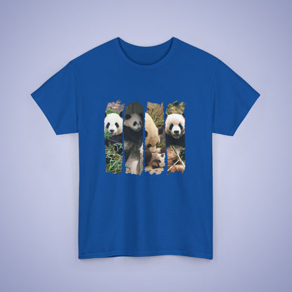 Panda Lover Paint Brush Stroke Photographic Unisex Oversized T Shirt
