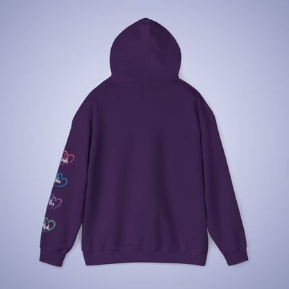 This Mother Wears her Heart on her Sleeve Unisex Hoodie Personalized