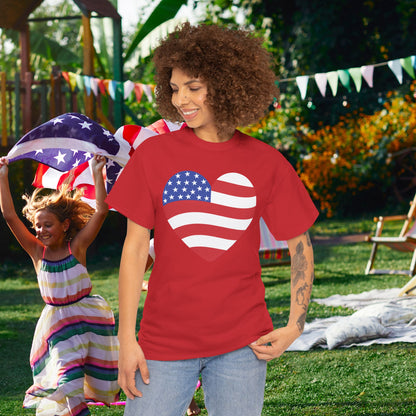 American Heart 250 Years of Freedom USA Celebration Unisex T Shirt