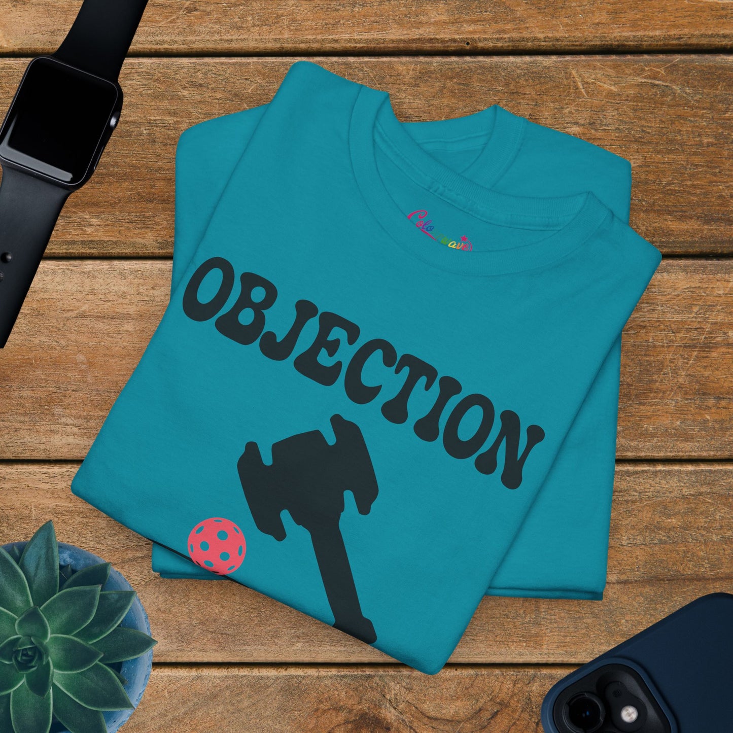 Objection in the Court Pickleball Lover Funny Lawyer Judge Gift Tee Graphic Design T Shirt