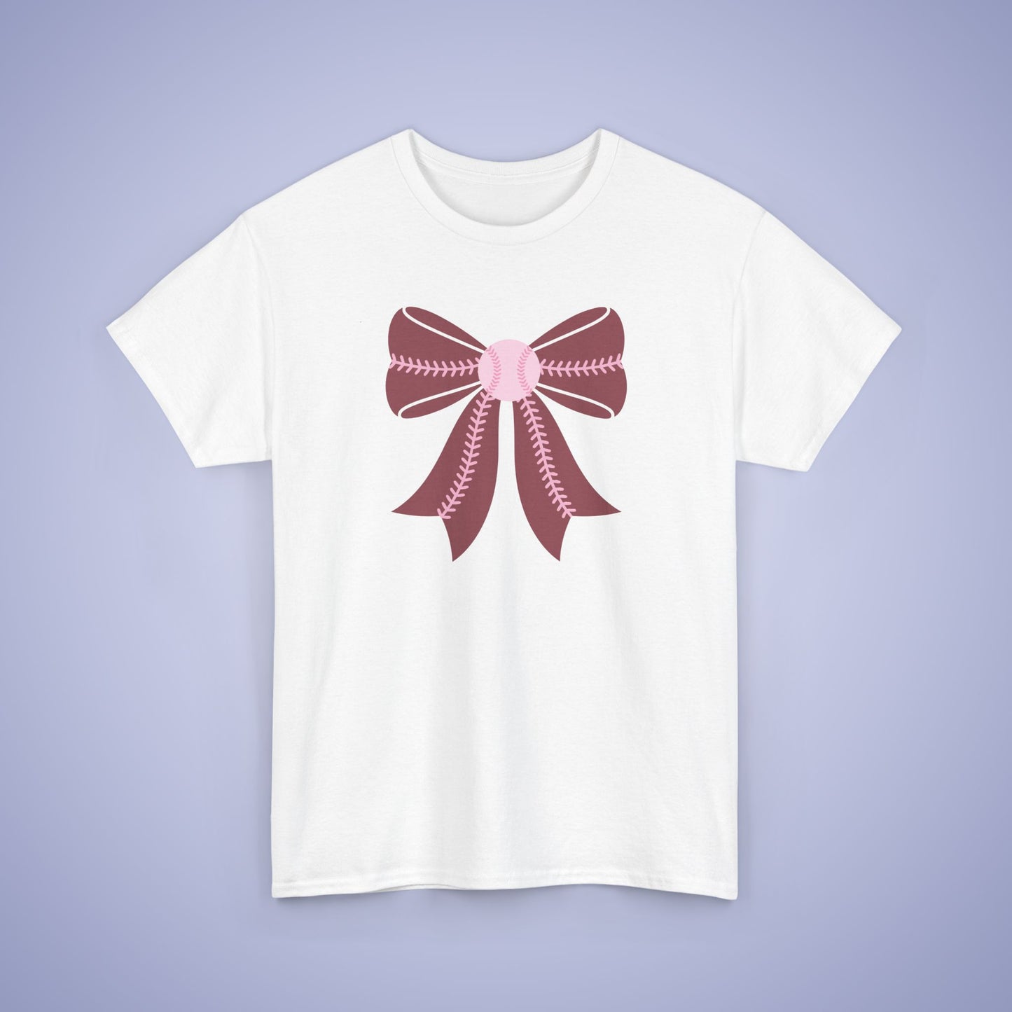 Graphic Baseball Coquette Bow Pink Sports Mom Unisex T Shirt
