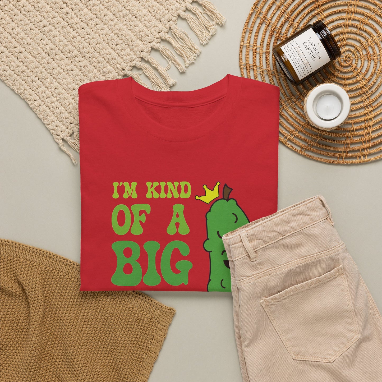 Im Kind of a Big Dill Funny Pickleball T Shirt Dill Pickle Lover Graphic Design