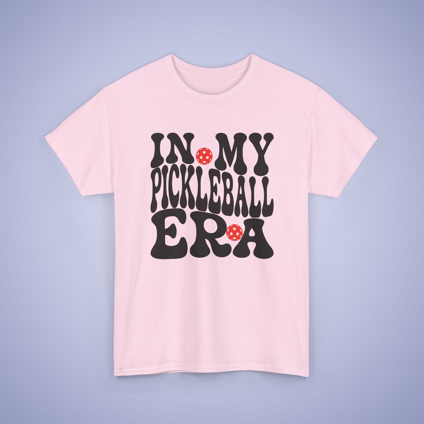 In My Pickleball Era Funny Pickleball T Shirt Black Graphic Design