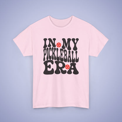 In My Pickleball Era Funny Pickleball T Shirt Black Graphic Design