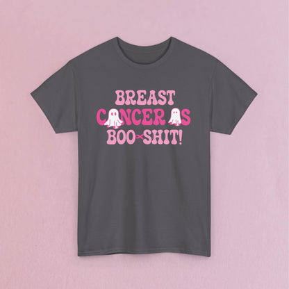 Breast Cancer is Boo Sh*t Funny Halloween Ghost Unisex T Shirt