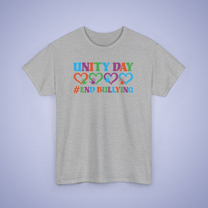 End Bullying Hearts and Hands Unity Day Teachers T Shirt Unisex