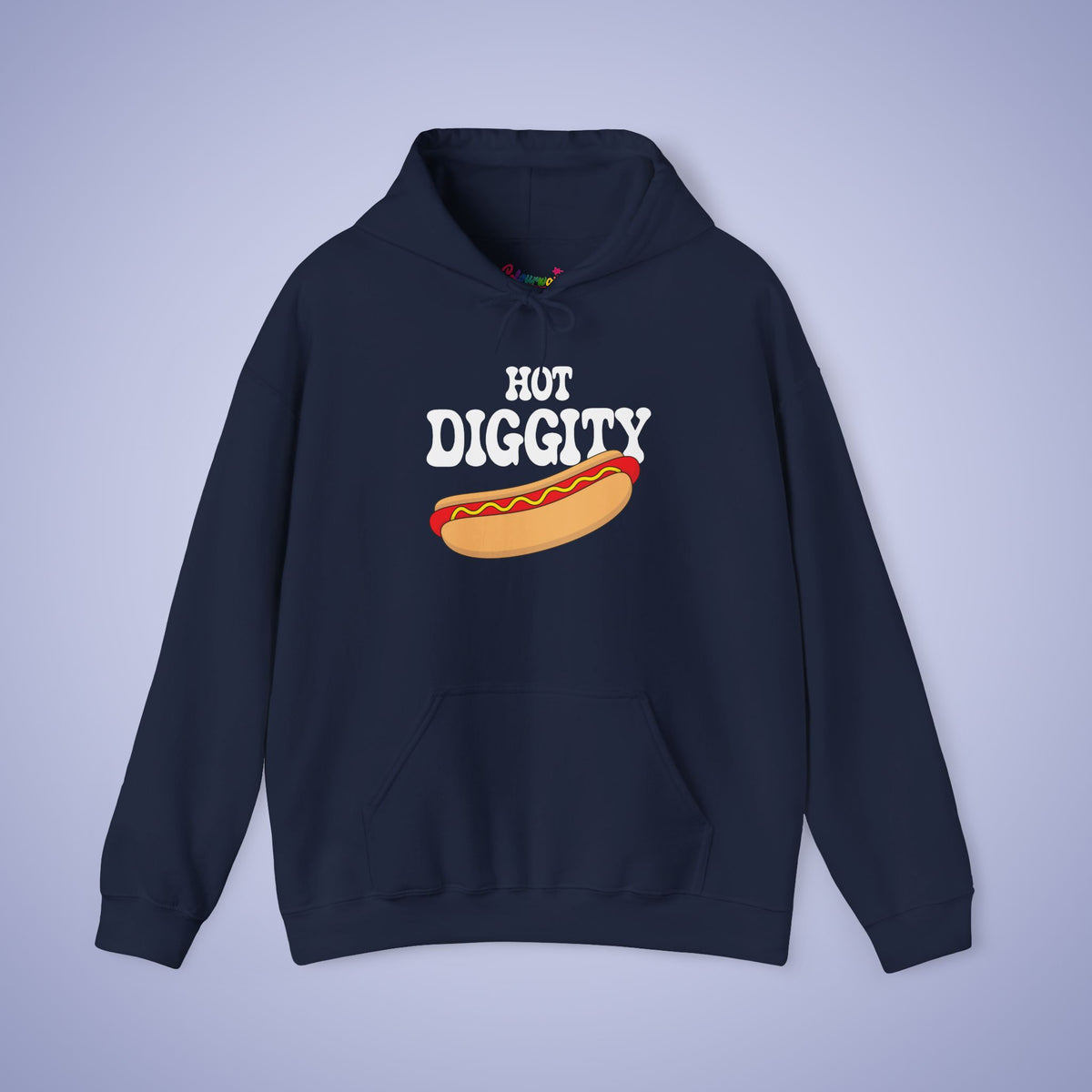 Hot Diggity Dog Hot Dog Hoodie | Hot Dog Lover Gift White