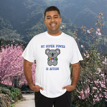 Koala Neurodiversity Graphic My Super Power is Autism Awareness Unisex T Shirt