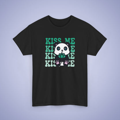 Kiss Me Panda Lover National Panda Day Unisex T Shirt