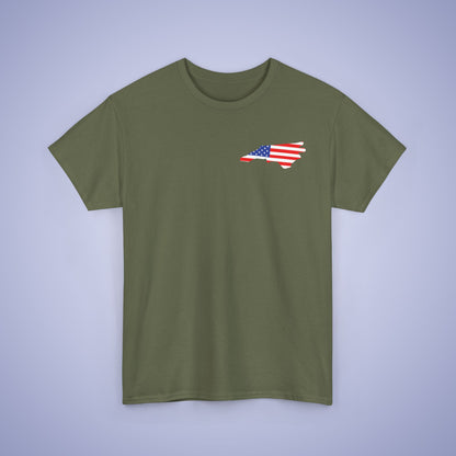 North Carolina Map Pocket Art Proud American Unisex T Shirt