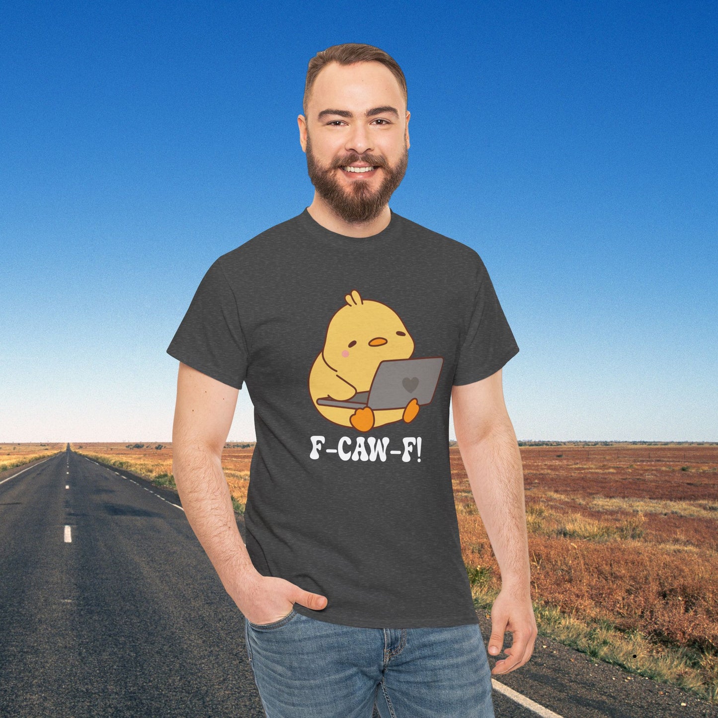 Gaming Laptop F CAW F White Cute Funny Chick Unisex Chicken T Shirt