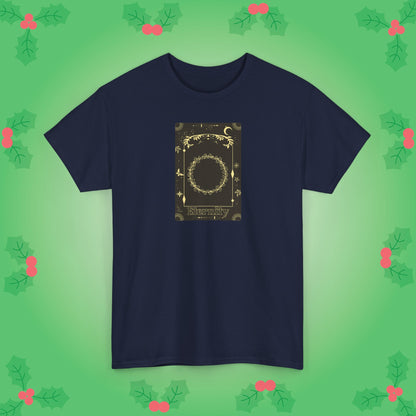 Christmas Wreath Eternity Tarot Card Lover Unisex T Shirt
