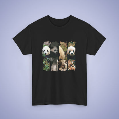 Panda Lover Paint Brush Stroke Photographic Unisex Oversized T Shirt