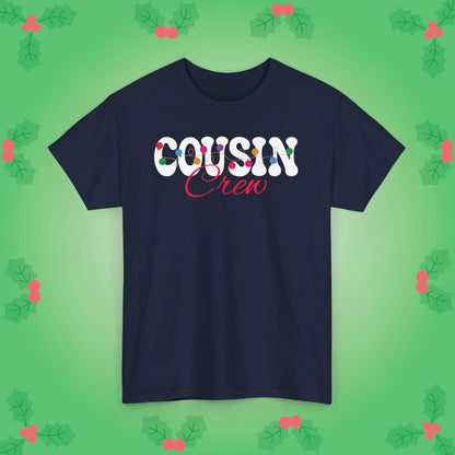 Cousin Crew Christmas Lights White Family Matching Unisex T Shirt