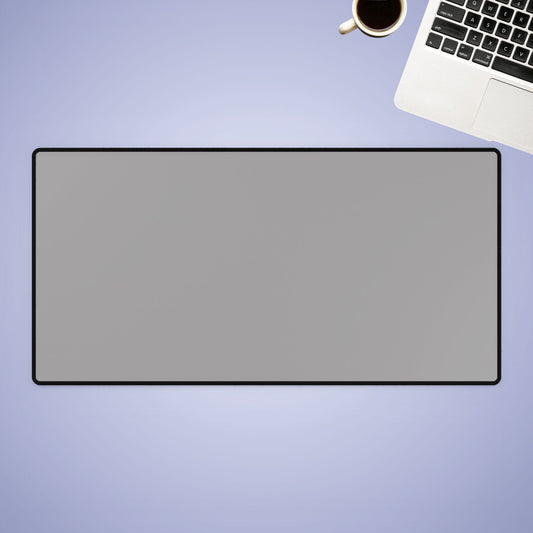Light Grey Desk Mat Minimalist Office Teacher Decor Gift Medium & Large