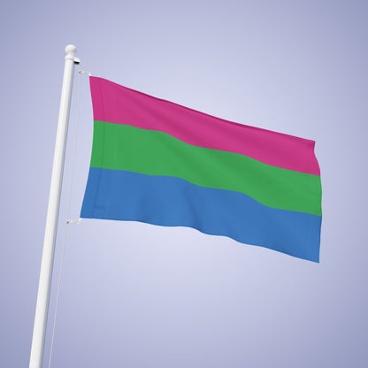 Polysexual Pride Month Flag Banner Small Medium & Large