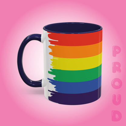 Pride Paint Style Coffee Mug