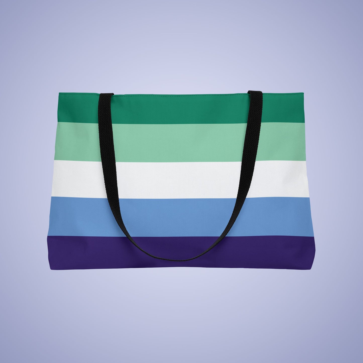 Gay Man Pride Month Weekender Large Beach Bag Tote