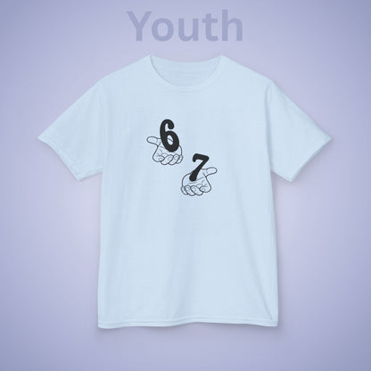 Juggling Hands 67 Tee Fun Trending Kids Cotton T Shirt Six Seven Youth