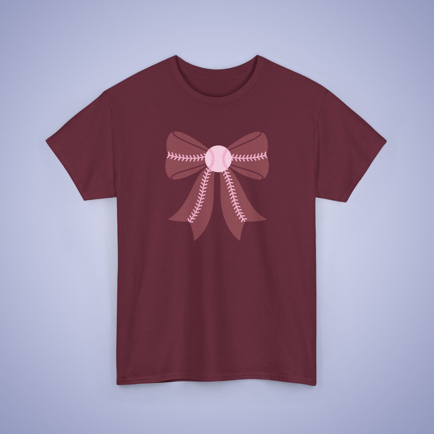 Graphic Baseball Coquette Bow Pink Sports Mom Unisex T Shirt