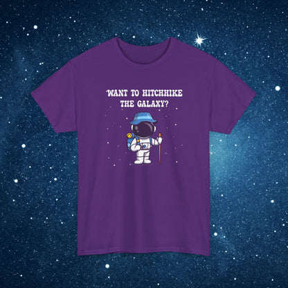 Want to Hitchhike the Galaxy ? National Astronaut Day Unisex Graphic T Shirt