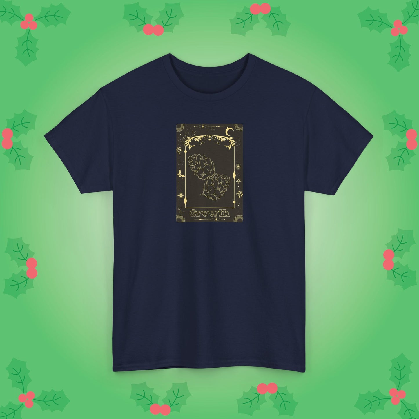 Christmas Pine Cones Growth Tarot Card Lover Unisex T Shirt