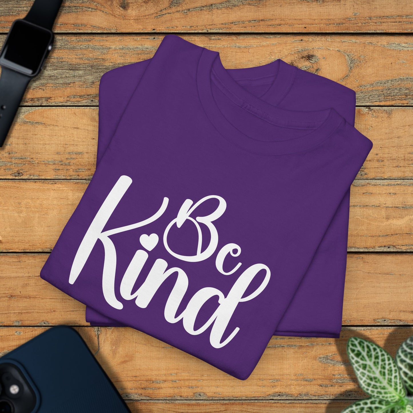 Be Kind Script Text White Unity Day Teachers T Shirt Unisex