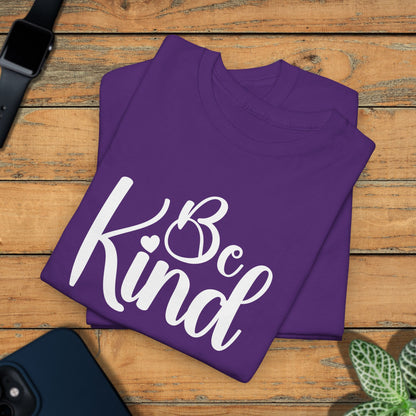 Be Kind Script Text White Unity Day Teachers T Shirt Unisex