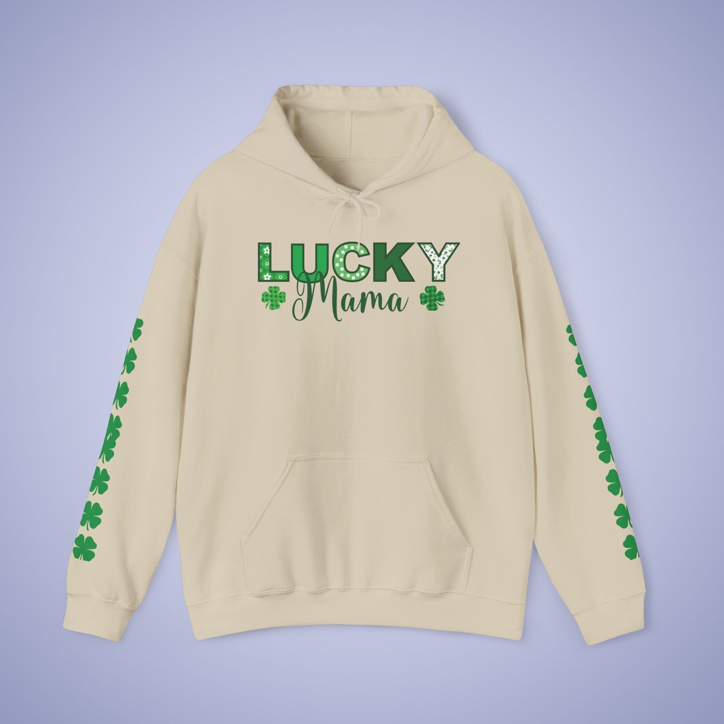 Lucky Mama St Patricks Day Unisex Hoodie Sweatshirt