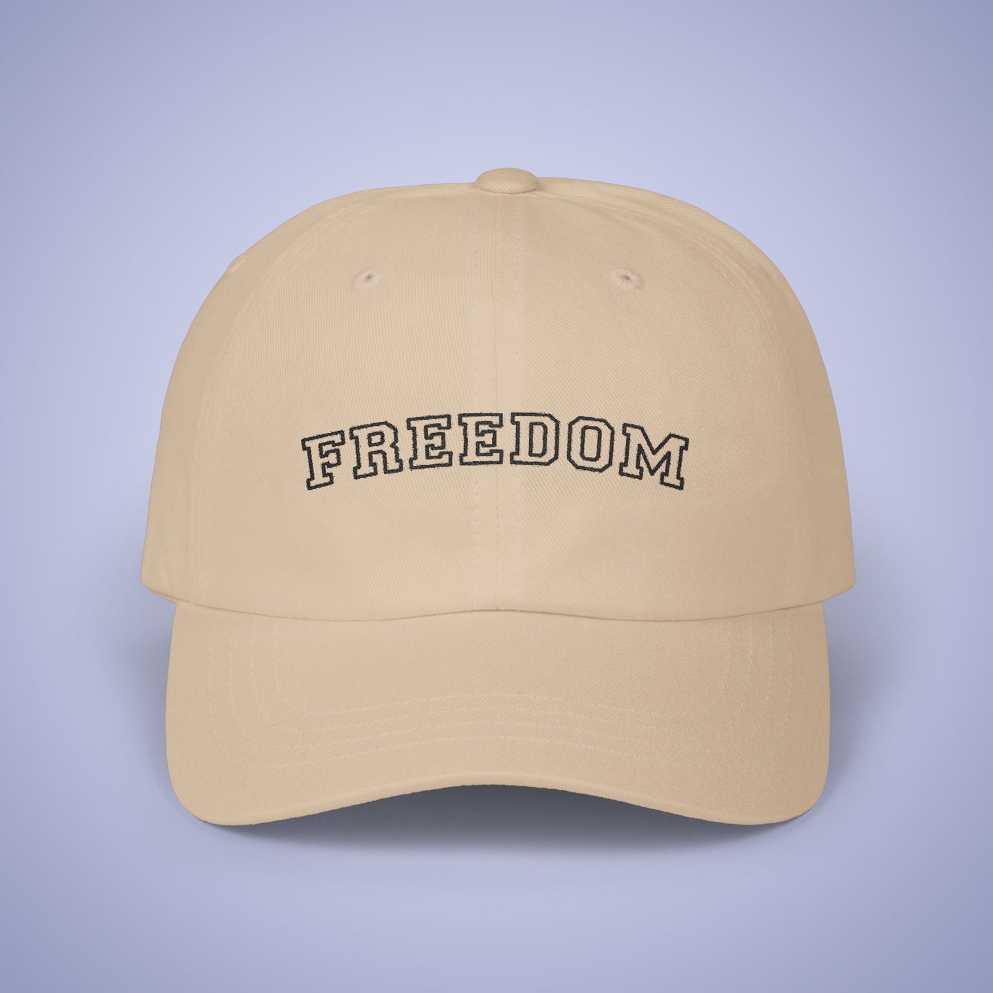 Freedom Juneteenth Embroidered Classic Dad Cap Unisex Black Embroidery