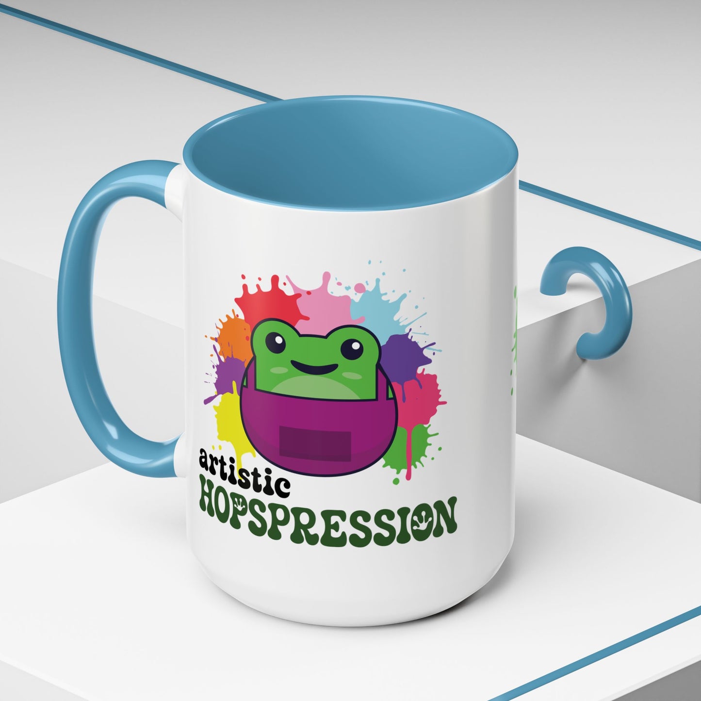 Artist Frog Lover Gift Coffee Mug Ceramic