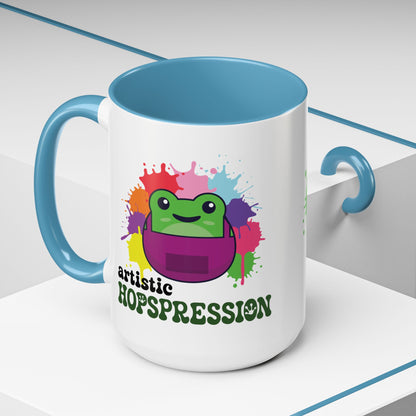 Artist Frog Lover Gift Coffee Mug Ceramic