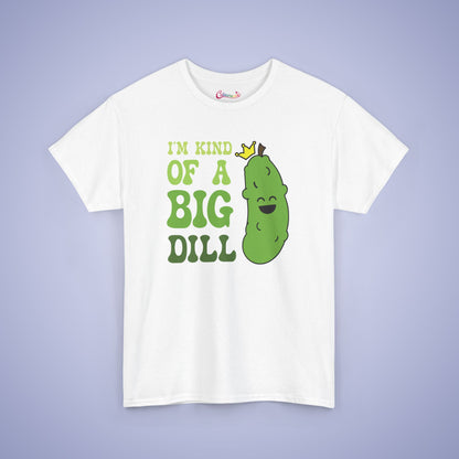 Im Kind of a Big Dill Pickle Lover Pickleball Tee Graphic Design T Shirt