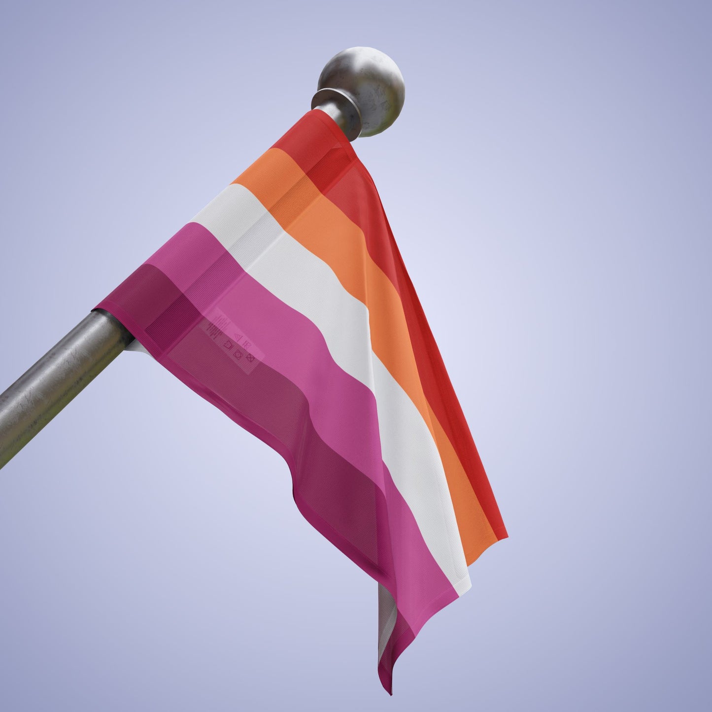 Lesbian Pride Month Flag Banner Small Medium & Large