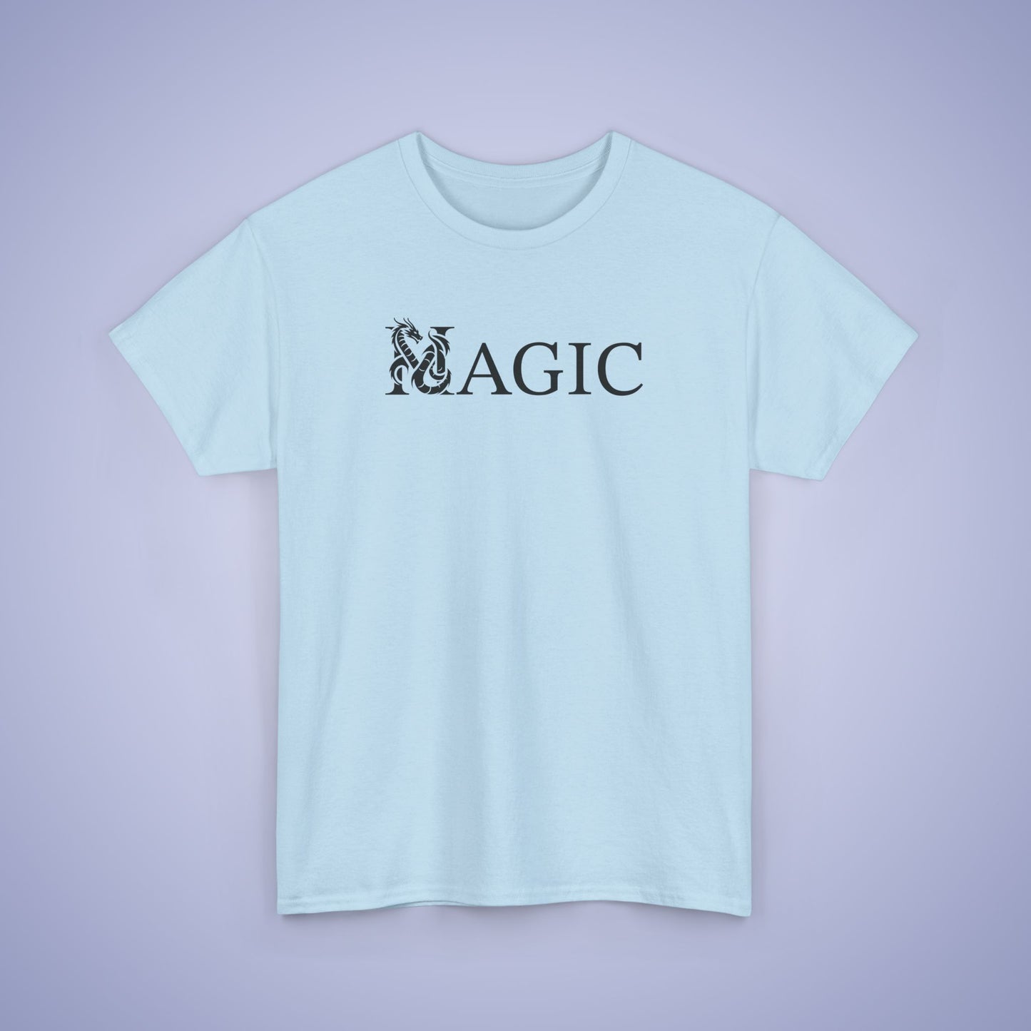 Magic Word Art Text Dragon Lover Unisex T Shirt
