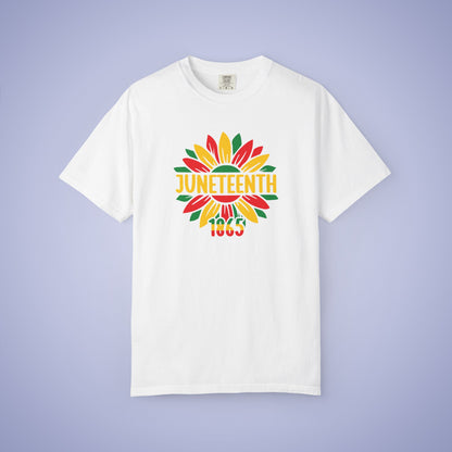 Flower Juneteenth 1865 Comfort Colors T Shirt Unisex