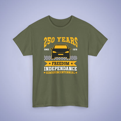 New York Taxi 250 Years of Freedom USA Celebration Unisex T Shirt