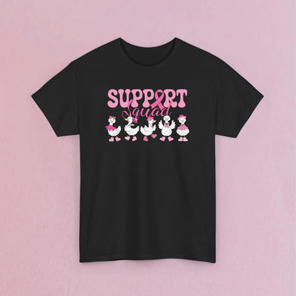 Support Squad Silly Little Goose Breast Cancer Awareness Unisex T Shirt